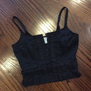 Anthropologie Odille black tank top